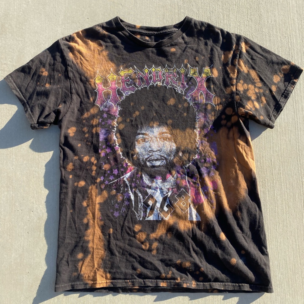 Black and Orange Graphic T-Shirt